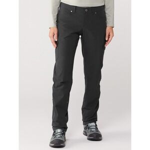 Kuhl Women's Black Freeflex Outdoor Hiking Climbing Convertible Roll-Up Pants 12